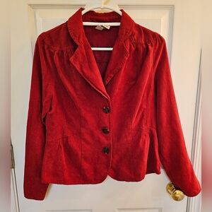 R.E.Q. size M red blouse